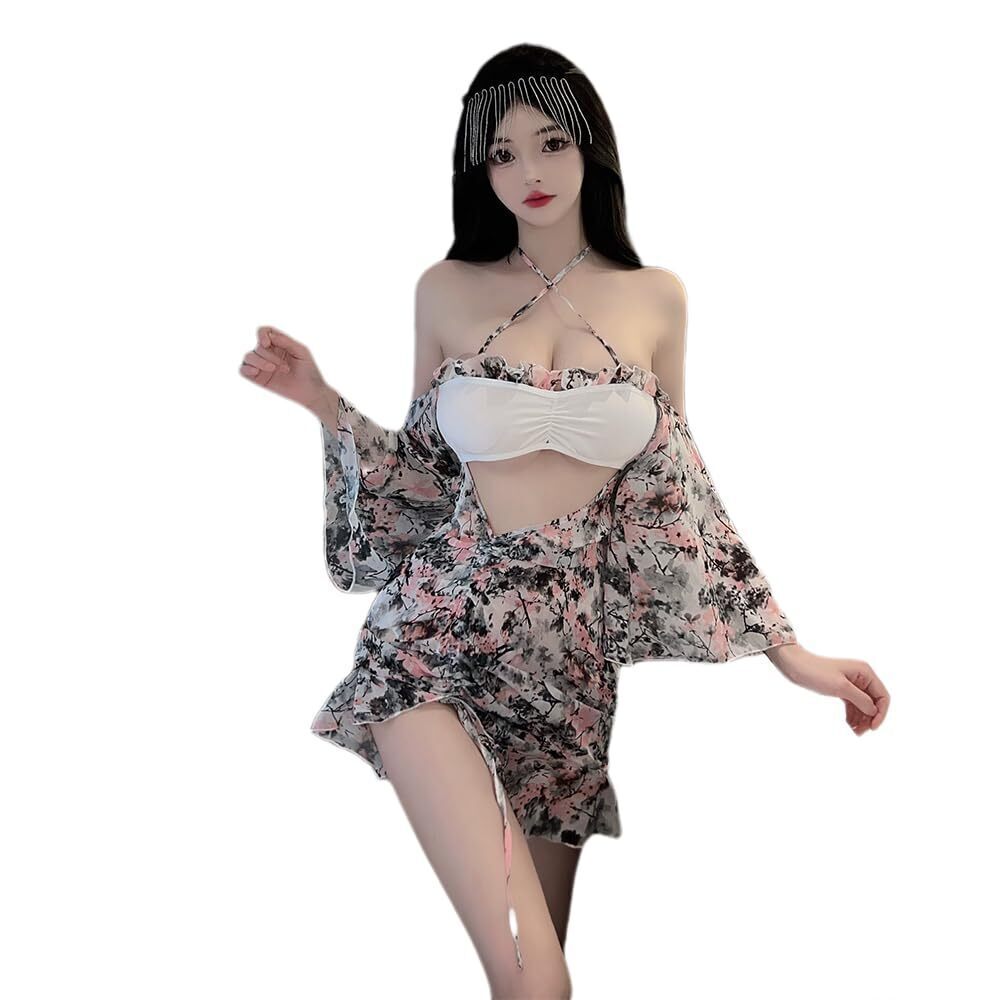 5165 cosplay sexy French maid Japanese anime lace suspender dress Christmas